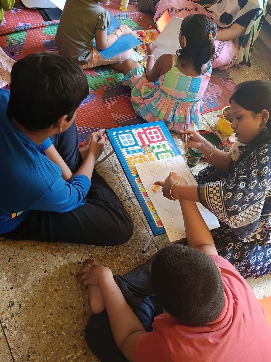 Paarvarish members and children 8